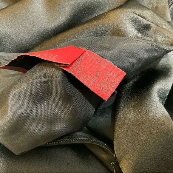 JS Collections Women's Formal Skirt black Size 6 waist: 15” - Picture 3 of 10